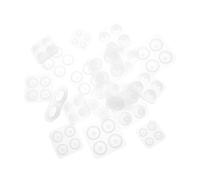 Angoily 18 Pcs Moule Silicone pour Fabrication Yeux Résine Outils Diy pour Époxy Cristal Moules Yeux Durables et Faciles à Démouler