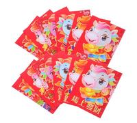 Angoily 180 Pièces Hong Bao Envelope With Cartoon Horse Design For Lunar Year Small Packets For Spring Festival And Birthday Celebrations