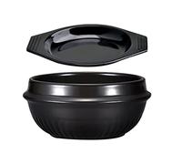 Angoily 1ensemble Casserole Céramique Antiadhésive Avec Plateau Pot à Bibimbap Pour Cuisine Pour Soupes Nouilles Et Plats Mijotés