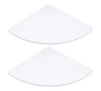 Angoily 1ensemble Étagère Murale PVC Triangle Rangement Salle de Bain Cuisine Chambre Livraison Double