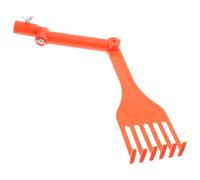 Angoily 1ensemble Râteau De Nettoyage De Gouttière Avec Manche Rotatif Outil Pratique Pour Éliminer Toit Jardin Accessoire De Nettoyage De Gouttière Adaptable Et Durable