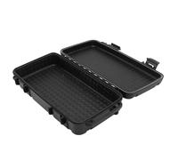 Angoily 1pièce Boîte à Outils Étanche Noir Conteneur De Rangement Portable pour Outils Et Accessoires avec Serrure à Mot De Passe Résistant Aux Chocs Et Aux Impacts