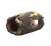Angoily 1pièce Décoration Aquarium Résine Simulant Un Tronc Arbre Cave Cachée pour Poissons Et Reptiles Ornement Sûr Et Stable pour Aquariums Et Terrariums