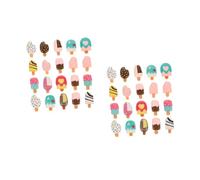 Angoily 2 Ensembles Accessoires De Fabrication De Bijoux Résine Glace Diy Style Aléatoire Fournitures Pour Artisanat Et Décorations De Téléphone 20 Pièces * 2