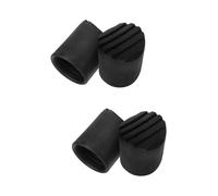 Angoily 2 Ensembles Couvre-pieds D'échelle En Bambou Patins D'échelle Trousse Échelle Pliante Antiderapant Couvre-pieds D'échelle De Remplacement Couvre-pieds D'escabeau Black 2 Pièces * 2