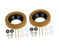 Angoily 2 ensembles Kit de Fixations Siège Toilette Acier Inoxydable avec Joint Étanchéité Résistant pour Cuvette Wc Accessoires de Remplacement Pratique pour Installation et Fixation Lot