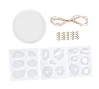 Angoily 2 Ensembles Kit Moule Silicone Pendentif pour Diy Carillon Éolien Flexibles Durable et Sûr Création Décoration Personnalisée
