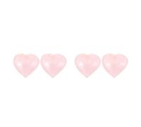 Angoily 2 Ensembles Pendentif Pierre De Cœur Rose Pour Diy Accessoires De Décoration Forme De Cœur Pour Bijoux Porte Clés Et Attrape 2 Pièces * 2