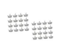 Angoily 2 Ensembles Pendentifs Alliage Pour Bijoux Breloques Pour Bracelets Et Boucles Oreilles Accessoires De Fabrication 100 Pièces * 2