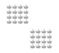 Angoily 2 Ensembles Pendentifs Alliage Pour Bracelet Et Boucles Oreilles Charms Pour Diy Accessoires De Bijoux 100 Pièces * 2