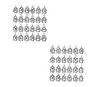 Angoily 2 Ensembles Pendentifs Creux Diy Accessoires De Bijoux Forme De Toile Araignée Pour Festives Et Décorations 30 Pièces * 2