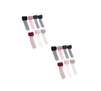 Angoily 2 Ensembles Rubans Effilochés Décoratifs De Ribbons Multicolores Pour Bricolage Et Décoration De Fleurs Par Rouleau Pour Invitations De Mariage Et Projets Diy 7 Rouleaux*2