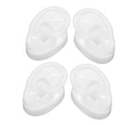 Angoily 2 paires Modèle de Perçage Oreille Silicone Souple pour Pratique Professionnelle Simulation Réaliste pour Formation Médicale et Institut