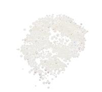 Angoily 2 Paquets Packs de Pendentifs Plastique Forme de Demi Accessoires Créatifs pour Diy Décorations Artisanales Couleur Laitonnée