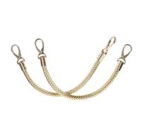 Angoily 2 Pièces Anses de Sac à Main PU Doré Accessoires DIY de Remplacement pour Bandoulière Poignées Portables pour Sacs Lot