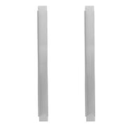 Angoily 2 Pièces Barres en Acier Inoxydable pour Séparateurs de Bacs Fractionnés, Support Robuste pour Table à Vapeur, Optimisation D'espace Cuisine de Restaurant