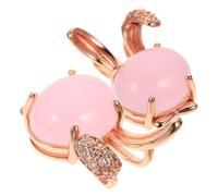 Angoily 2 Pièces Breloques Lapin Cristal Diy Pendentifs Bijoux pour Bracelets et Colliers Accessoires Artisanaux pour Création Féminine