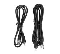 Angoily 2 pièces Câbles de Conversion Vidéo Connecteur Coaxial vers TV pour Caméra et Ordinateur Faciles à Installer Polyvalent pour Surveillance et Usage Quotidien