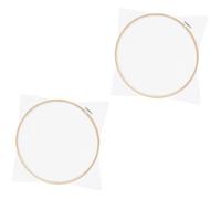 Angoily 2 Pièces Cadre de Fabrication Papier Rond pour DIY Tamis Papier Forme Écran Artisanal pour Garçon Fille et