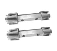 Angoily 2 pièces Clé à Douille pour Vidange de Aluminium Robuste Outil Double Extrémité pour Installation et Retrait de Bouchons de Lavabo