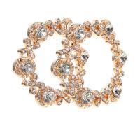 Angoily 2 pièces Clips de Chaussures Strass pour Femmes Accessoires Éléphants Détachables Décorations Éclatantes pour Mariage et Fête Boucles Élégantes pour Talons et Chaussures Plates