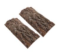 Angoily 2 Pièces Cork Bark Background for Reptile Enclosure Natural Climbing Mat and Basking Platform for Frogs Turtles and Reptiles Conceals Equipment Enhances Terrarium Decor