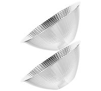 Angoily 2 Pièces Coupelle Réflectrice en Aluminium pour Lampe Torche Led,