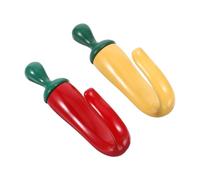 Angoily 2 Pièces Crochets Muraux Poivron de Zinc Accroche-clés et Manteaux Résistants Porte-serviettes Décoratifs pour Cuisine Couloir