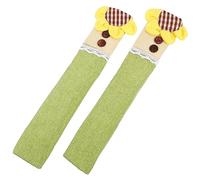 Angoily 2 Pièces de poignée de réfrigérateur poignée réfrigérateur cuisine appareils couvercles de poignée de réfrigérateur Couvercle de poignée de lave-vaisselle chiffon Green