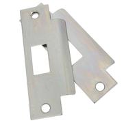 Angoily 2 Pièces Door Strike Plates Metal Latch Guard For Enhanced Security Replacement Lock Strike Plates For Home Office Interior Doors