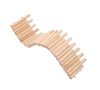 Angoily 2 Pièces Échelle Bois pour Hamster et Hérisson Enrichissement Accessoire Exercice et Mastication Naturelle pour Petits Rongeurs