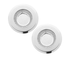 Angoily 2 pièces Filtre Évier Inoxydable Attrape-cheveux pour Lavabo et Bouchon Anti-bouchage Récupération Cheveux pour Cuisine et Salle de Bain Drainage Rapide et Facile à Nettoyer