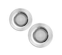 Angoily 2 pièces Filtre Vidange Acier Inoxydable pour Évier et Salle de Bain Panier Filtre Anti-colmatage Capteur de Déchets et Cheveux et Facile à Nettoyer