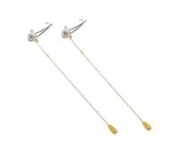 Angoily 2 pièces Interrupteur à Tirette pour Lampe et Ventilateur de Plafond Fer Kit de Remplacement DIY Facile à Installer pour Éclairage Mural et Plafonnier