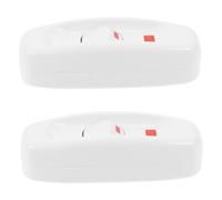 Angoily 2 Pièces Interrupteur Lampe Chevet Vintage avec Voyant Lumineux Interrupteur Marche Arrêt à Pince pour Lampe de Table Commande Simple pour Chambre et Salon