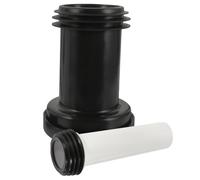 Angoily 2 pièces Kit de Raccordement Caoutchouc pour Chasse Eau de Toilette Murale et Étanche avec Joint Étanchéité Anti-odeur Accessoire Pratique pour Évacuation des Eaux Usées