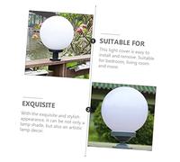 Angoily 2 pièces Lamp Cover Acrylic Round Ball Shape Lampshades For Outdoor Wall Lights Durable Decorative Lighting Accessories Easy To Install Diameter