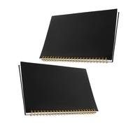 Angoily 2 Pièces Ledger Book With Horizontal Blank Pages Expense Tracker And Inventory Log For Small Business Bookkeeping Finance Planner For Personal And Business Budget Tracking