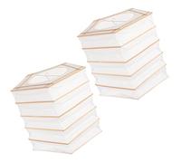 Angoily 2 pièces Lot de Abat-jour Pliables Papier Japonais Lanternes Suspendues Blanches Étoile pour Décoration Mariage Fête et Intérieur Protection et Style pour Lampes de Plafond
