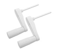 Angoily 2 Pièces Manivelle de Levage Silencieuse en Plastique et Métal pour Bureau Debout et Bureau D'étude Design Ergonomique et Utilisation Industrielle