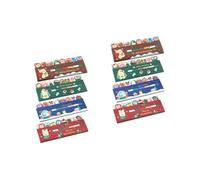 Angoily 2 Pièces Marque Pages Autocollants Cartoons Marque Pages Auto Adhésifs Compacts pour Étudiants pour École et Bureau Lot de Designs Festifs