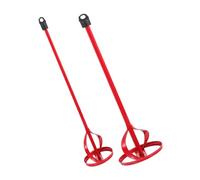 Angoily 2 Pièces Mélangeur de Peinture Tige pour Perceuse Mixeur Portable Adaptable pour Béton Enduit Peinture Outil de Rapide et Polyvalent