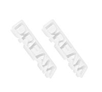 Angoily 2 Pièces Moule Silicone Lettres Dream Moule Créatif pour Artisanat Diy Fabrication de Décorations Personnalisées