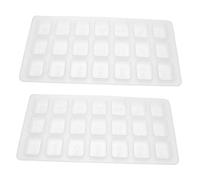 Angoily 2 Pièces Moule Silicone Mahjong DIY Moules Époxy Artisanat Réutilisable et Facile à Nettoyer Fabrication de Tuiles Mahjong Réalistes Couleur Aléatoire