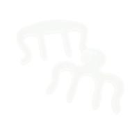 Angoily 2 Pièces Moules Silicone Diy pour Clips de Partition Musique Moule Artisanat Réutilisable Silicone Transparent pour Fabrication Clips à Tablature