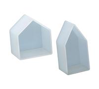 Angoily 2 Pièces Moules Silicone Diy pour Décoration Maison Lot de Moulages Créatifs pour Artisanat Surface Lisse et Démoulage Facile Durable et