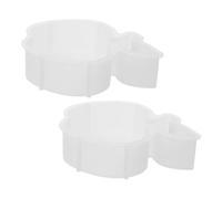 Angoily 2 Pièces Moules Silicone pour Résine Époxy Fruits Moules à Bijoux et Décorations de Fête Moulage Précis pour Bougies Savons Bijoux DIY et Ornements Artisanaux