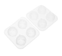 Angoily 2 Pièces Moules Silicone Résine Animaux Mignons Formes pour Pendentifs DIY Création Bijoux Clés Porc Poulet Silicone Moulage Epoxy