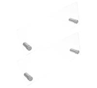 Angoily 2 Pièces Office Business Card Display Stand Desk Nameplate Plate For Reception And Office Easy To Install And Maintain Professional Name Card Rack
