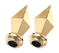 Angoily 2 pièces Ornement Alliage Aluminium Sommet de Mât de Drapeau avec Design Lance Sophistiqué Décoration Extérieure de Jardin pour Conférence et Espace